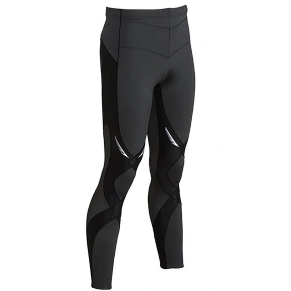 CW-X Mens Stabilyx Joint Support Compression Sports Tights Black XL